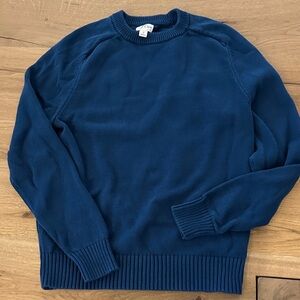 J. Crew Men's Deep Blue Crewneck Sweater